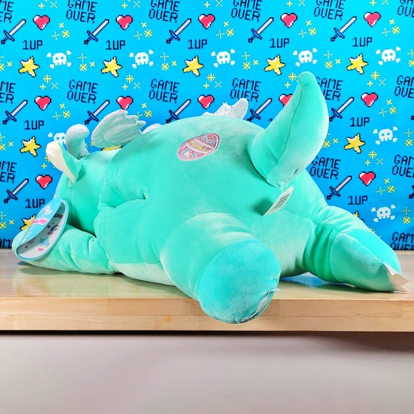 Squishmallow Miles the Dragon 22" UltraSoft Hugmallows Easter Version Plush NWT - Picture 5 of 11